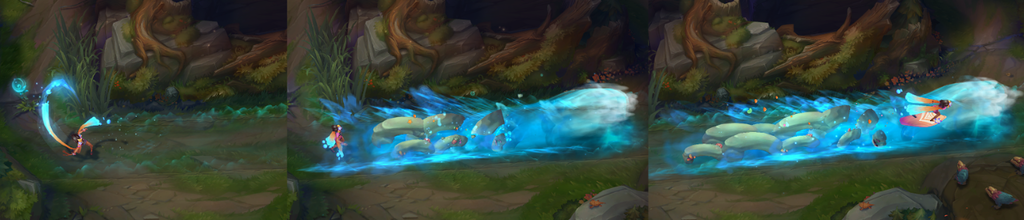 Taliyah Fiesta en la Piscina (habilidades)
