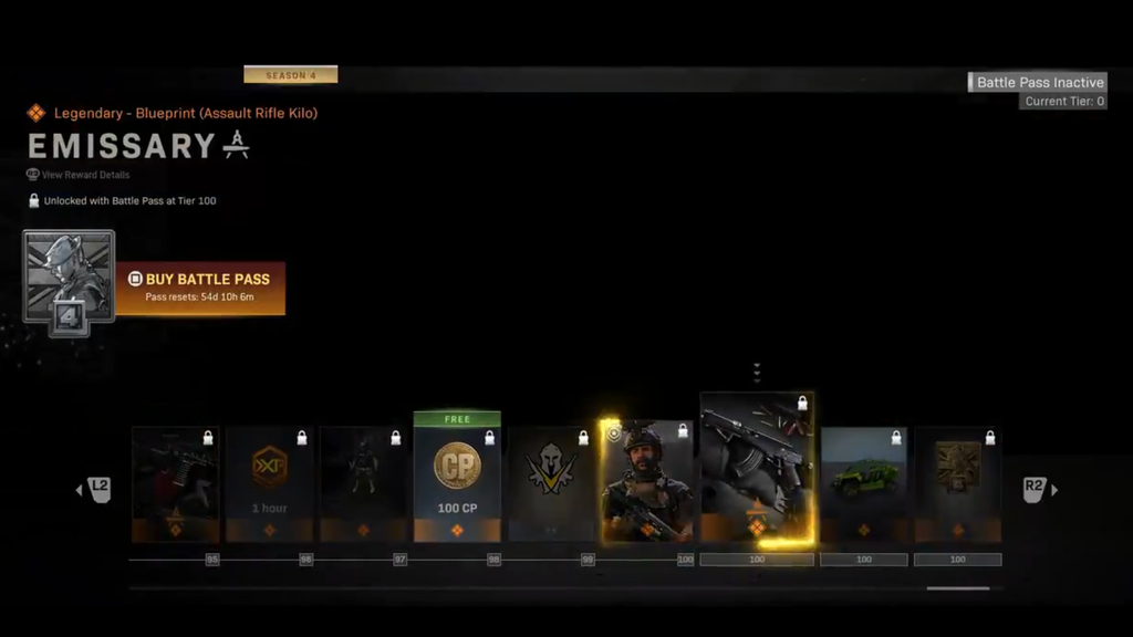 Temporada 4 Call of Duty: El pase de batalla al completo