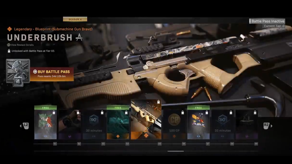 Temporada 4 Call of Duty: El pase de batalla al completo