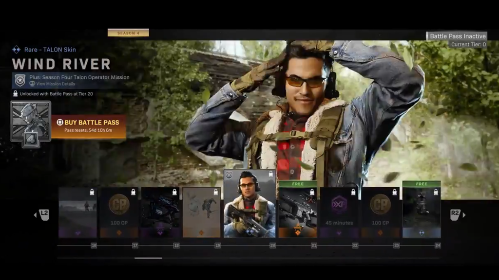 Temporada 4 Call of Duty: El pase de batalla al completo
