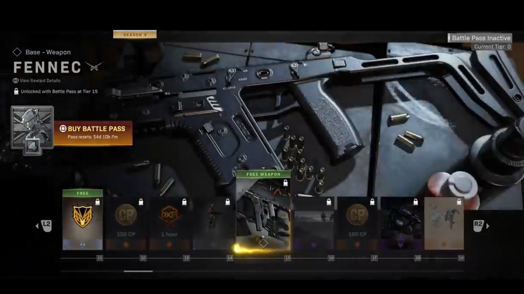 Temporada 4 Call of Duty: El pase de batalla al completo