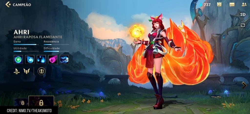 Ahri Raposa de Fuego