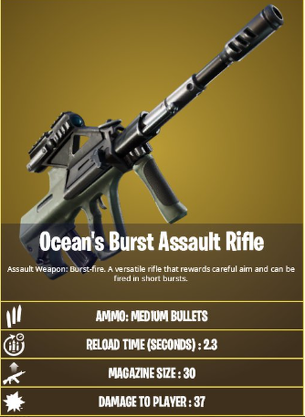 Burst Assault Rifle