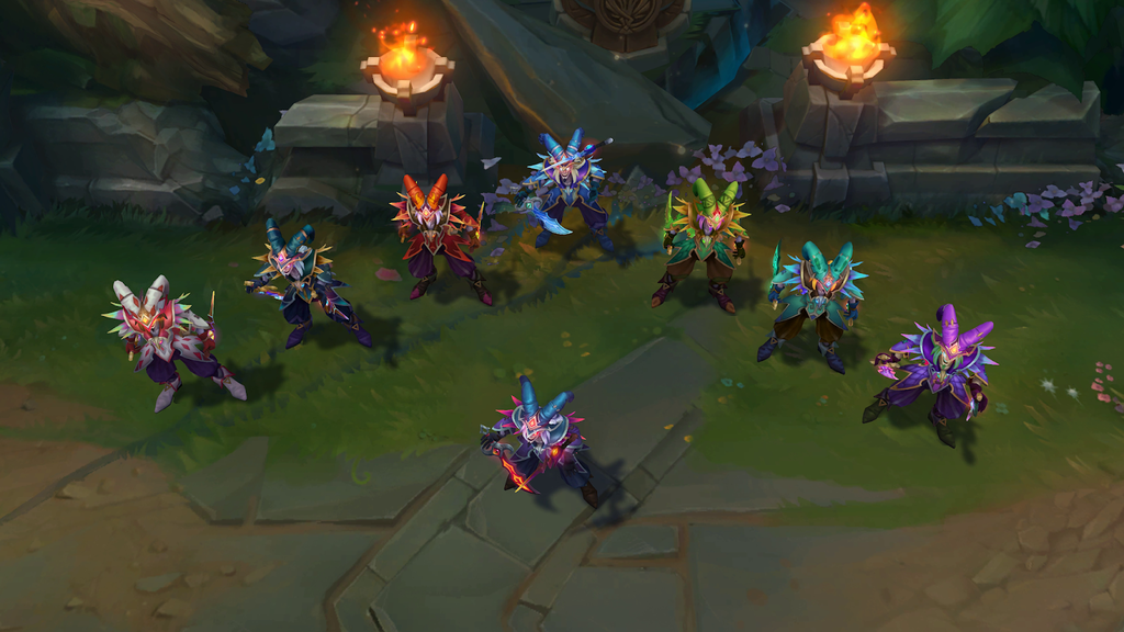 Shaco Arcanista (chromas)