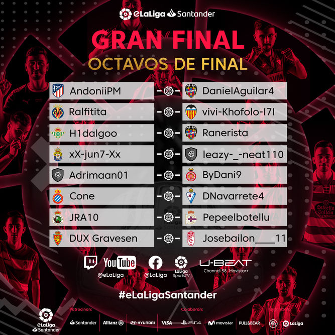 Cuadro de octavos