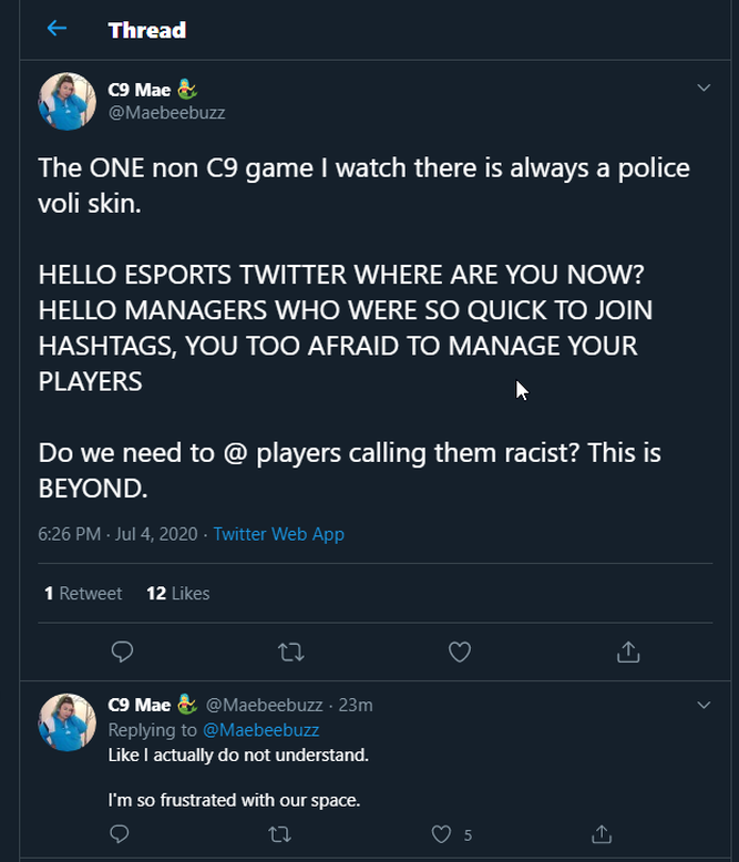 Declaracioens de C9 Mae