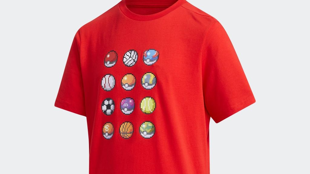 Camiseta con todos los tipos de Poké Ball