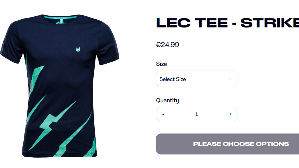 Camisetas con decoración de LEC (turquesa)