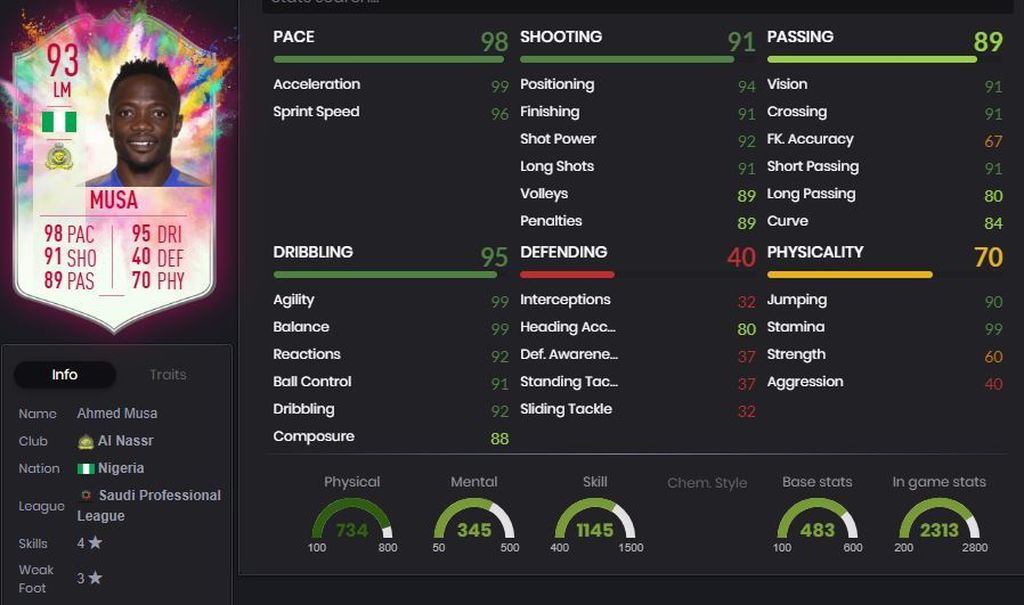 Ahmed Musa - 93
