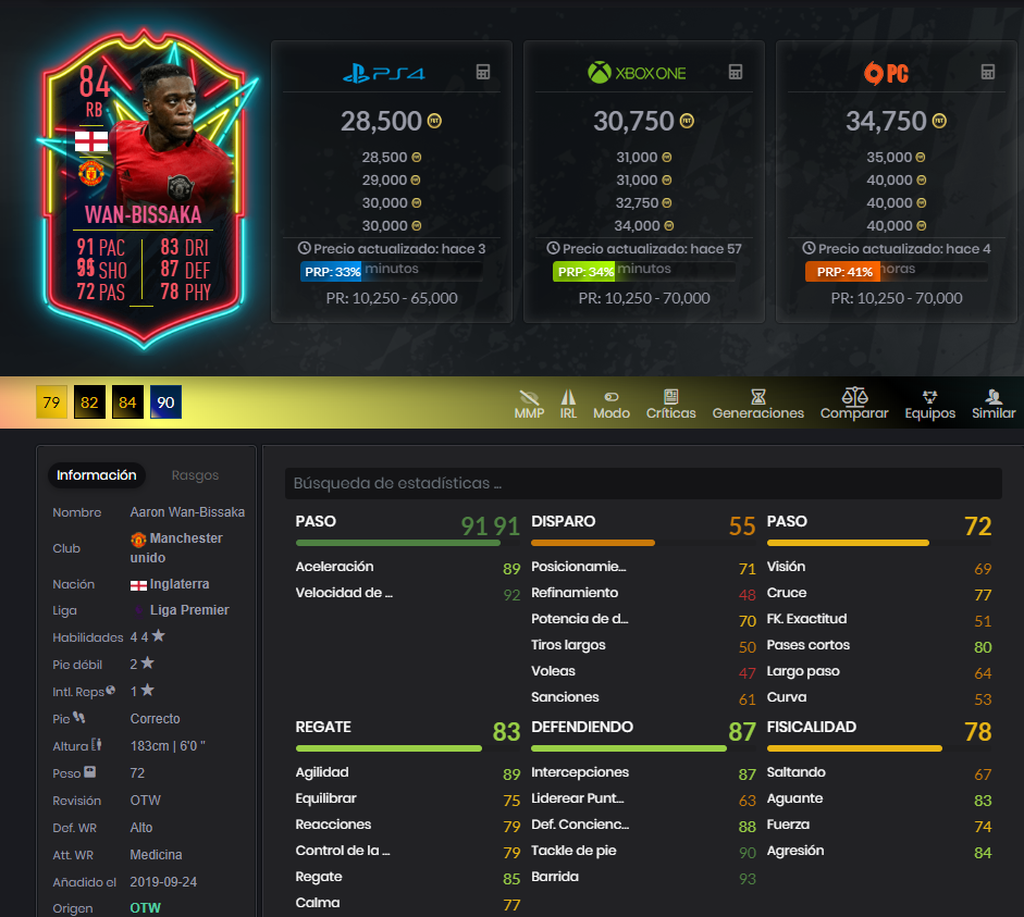 Wan-Bissaka OTW