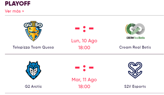 Partidos de playoff