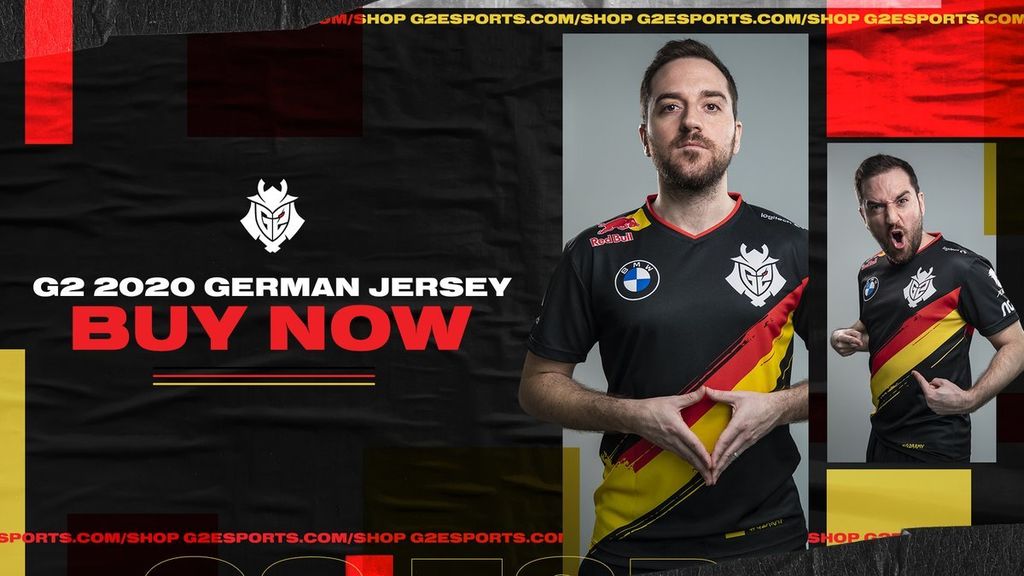 Camiseta oficial de Alemania de G2 Esports