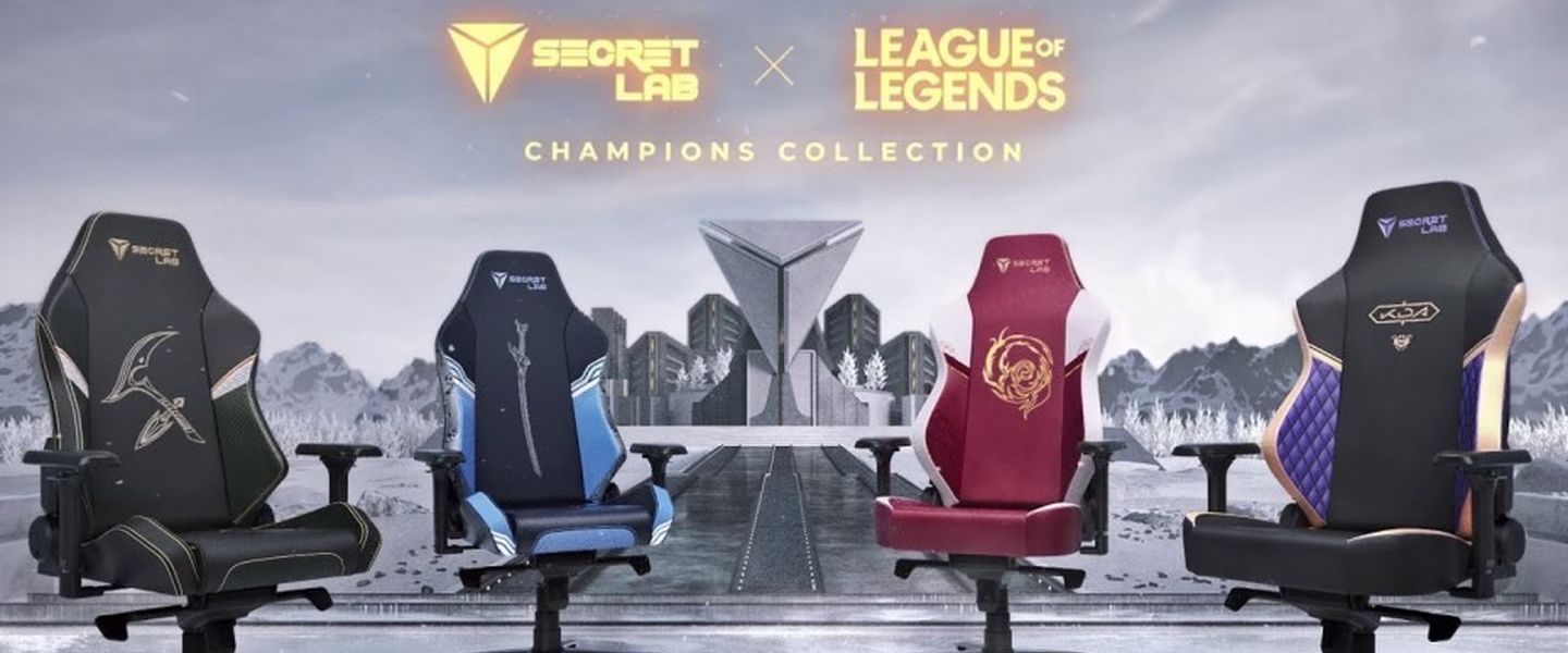Sillas de Riot Games y SecretLab