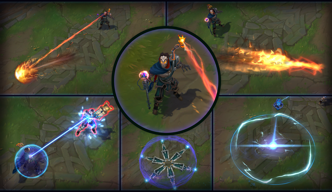 Actualización visual a Viktor, Nocturne, Malzahar y al Prender