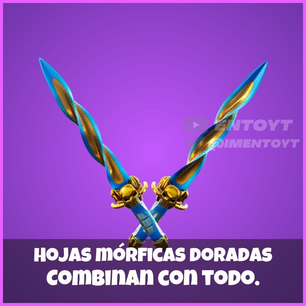 Hojas mórficas doradas