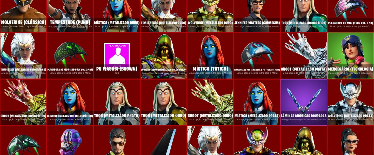 Todas las nuevas skins
