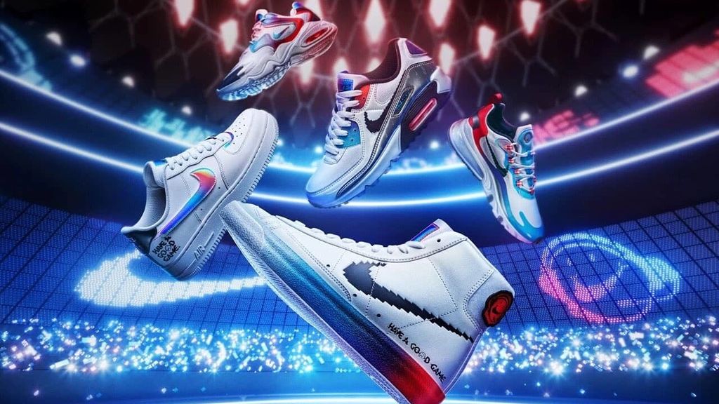Zapatillas basadas en los equipos (Top Esports, JD Gaming, LGD Gaming y Suning)