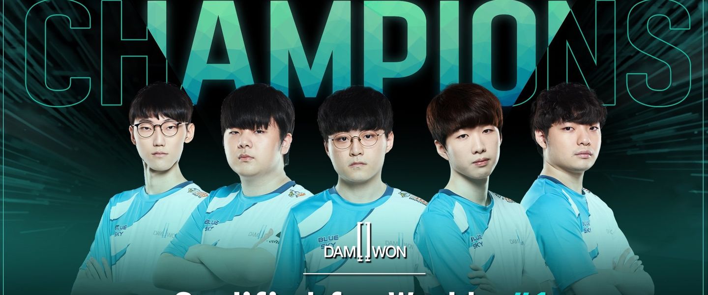 Al proclamarse campeones obtienen el primer 'seed' de Corea en Worlds