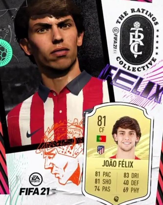 La media de Joao Felix en FIFA 21