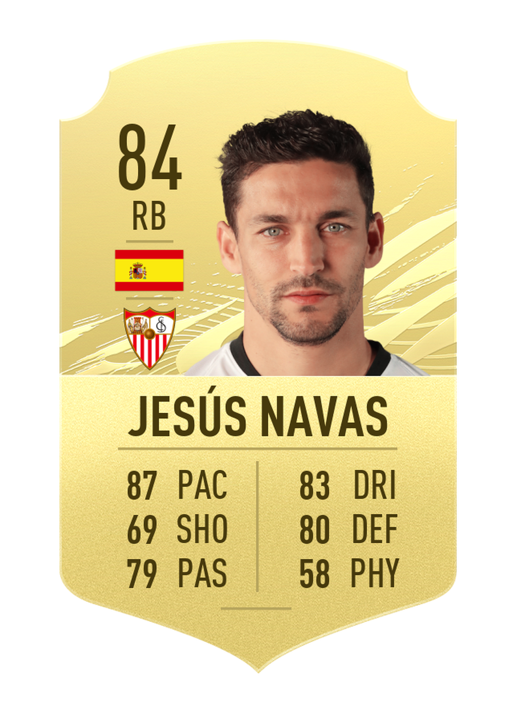 Jesús Navas - Lateral derecho (suplente)