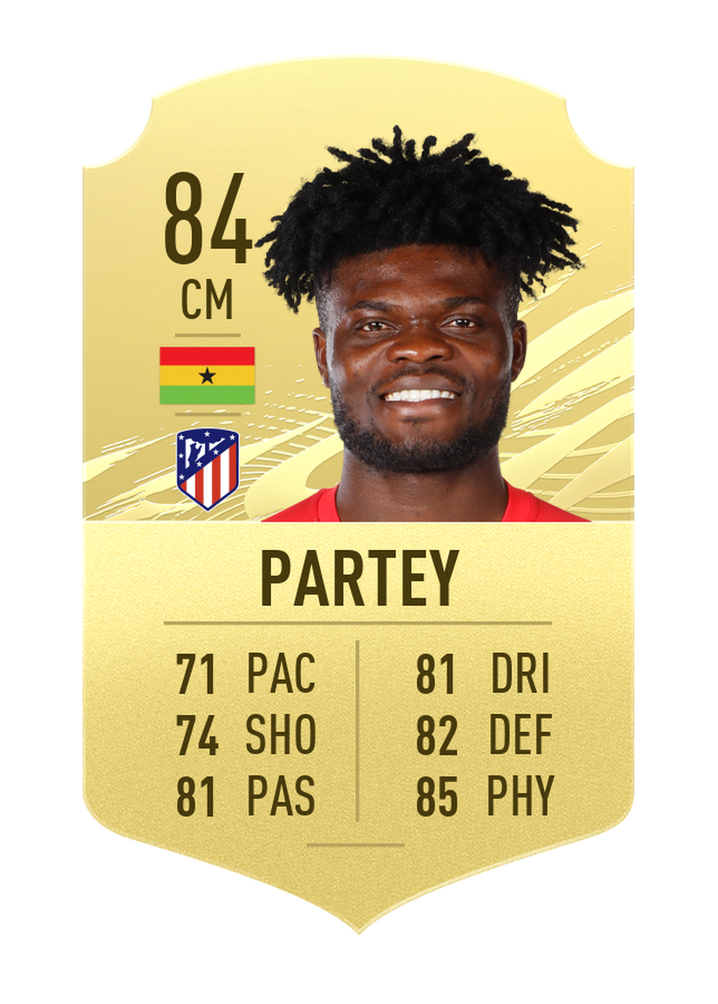 Partey - Centrocampista (suplente)