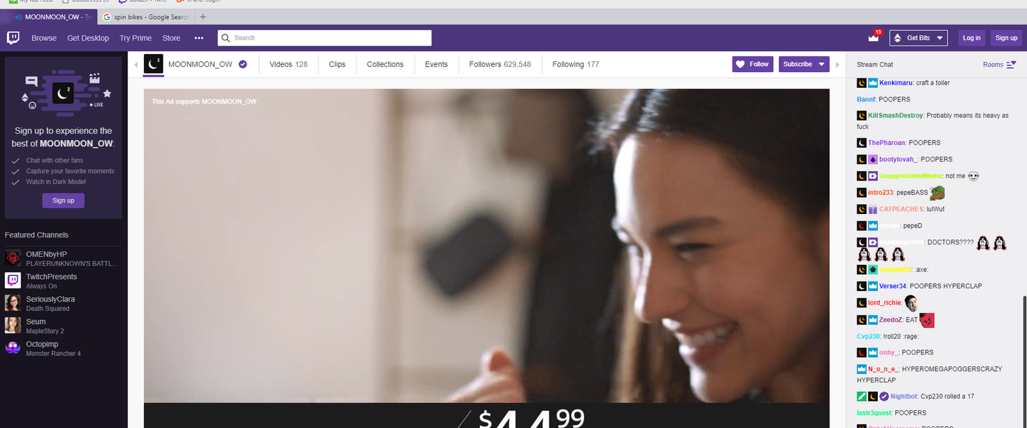 Anuncios en Twitch