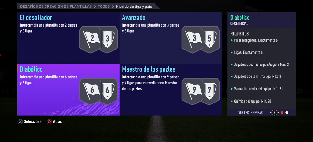 Cómo completar los primeros SBC FIFA 21