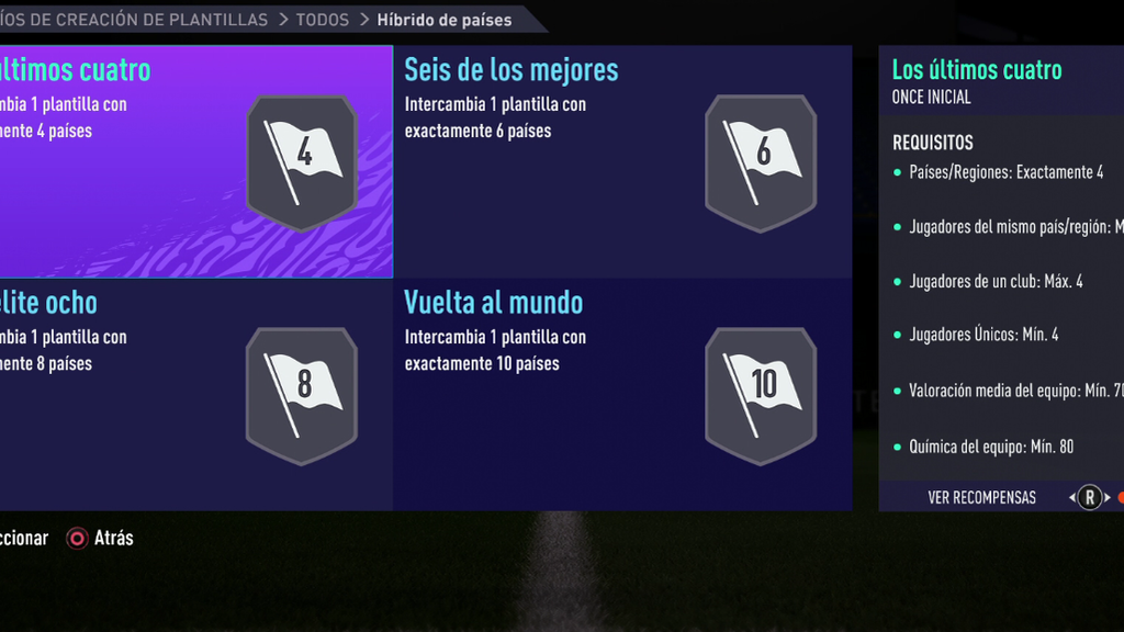 Cómo completar los primeros SBC FIFA 21
