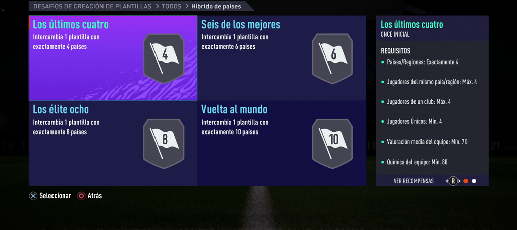 Cómo completar los primeros SBC FIFA 21