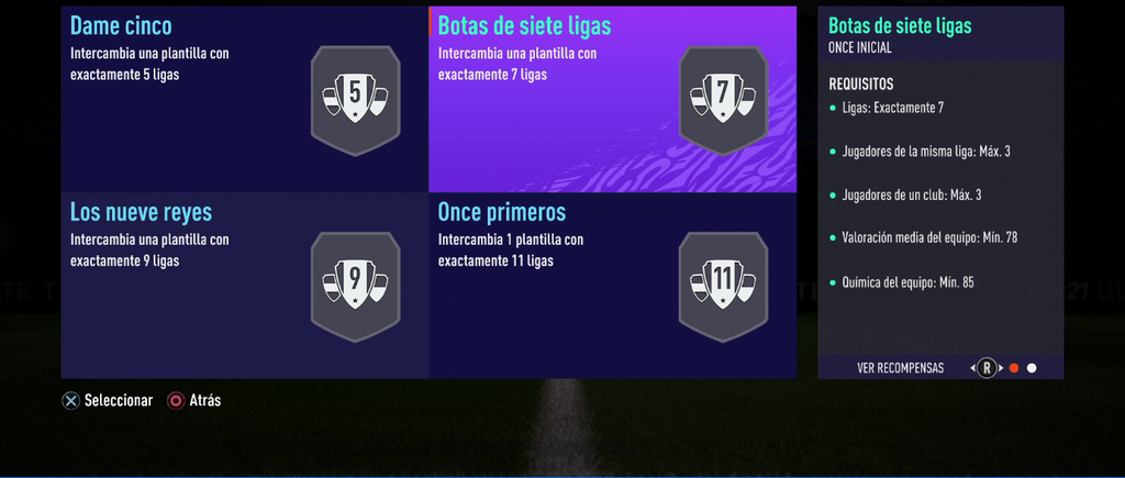 Cómo completar los primeros SBC FIFA 21