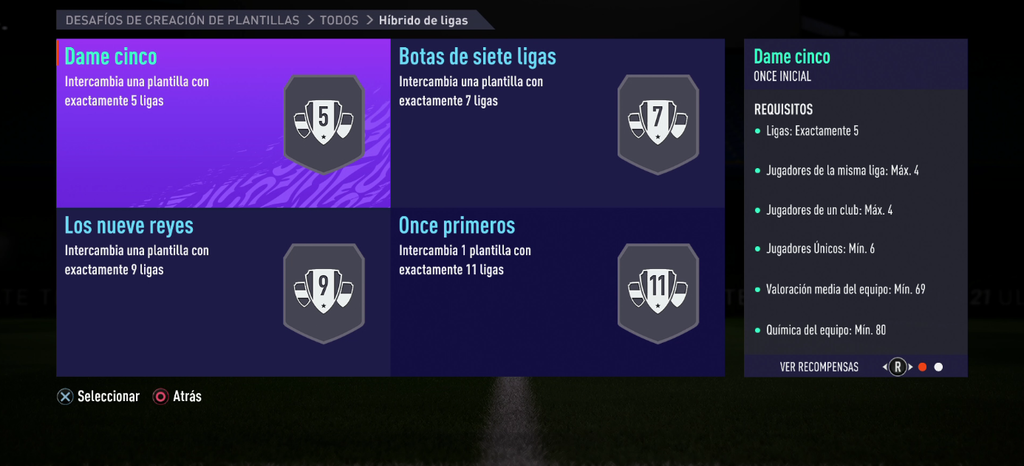 Cómo completar los primeros SBC FIFA 21