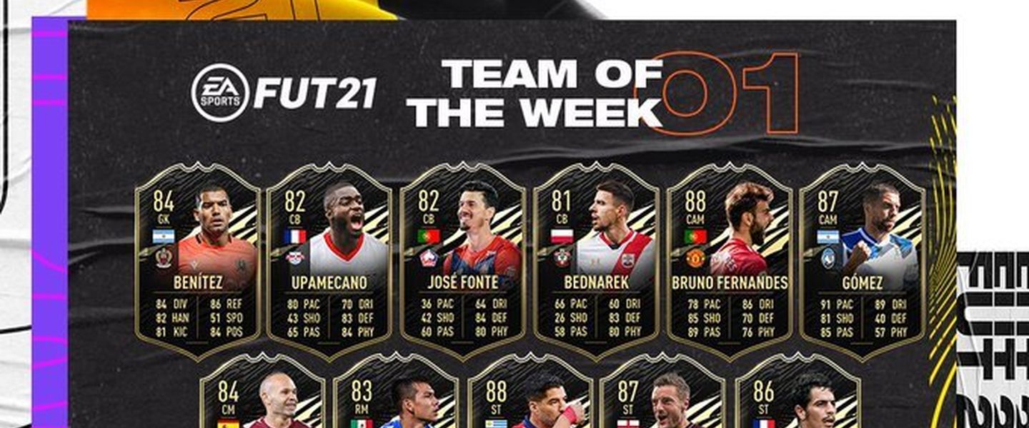 Los mejores jugadores de TOTW 1 de FIFA 21