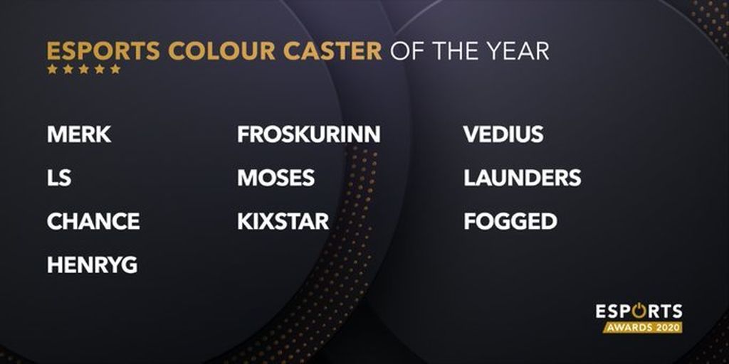 Color caster de esports del año