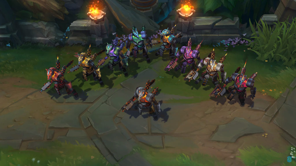 Nasus Máquina de Guerra y sus chromas