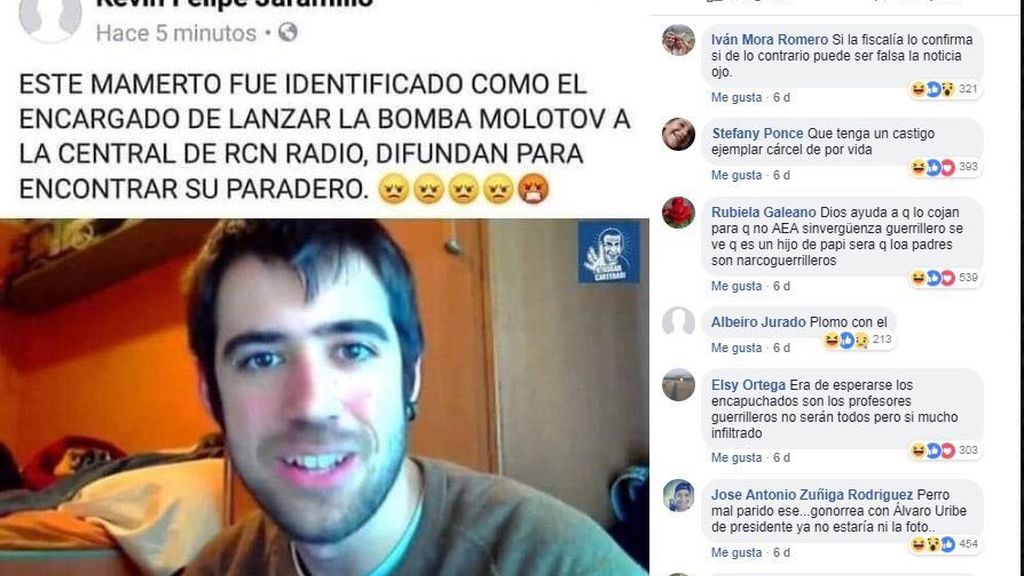 Varios bulos de internet lo hacían pasar por un terrorista, acusándole en cada ocasión de un tema distinto y con nombres falsos