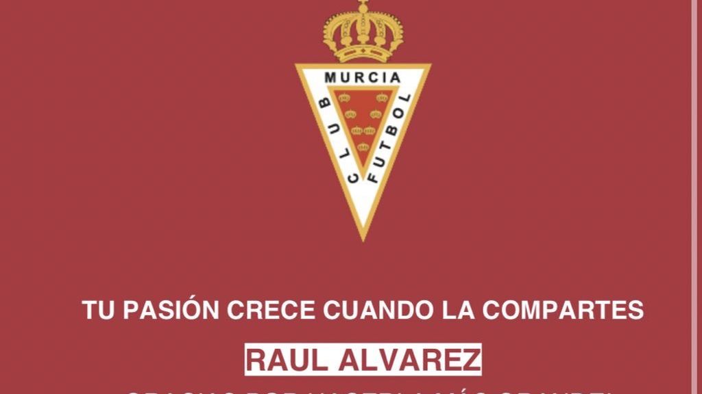 En mayo de 2020 se hizo accionista del Real Murcia