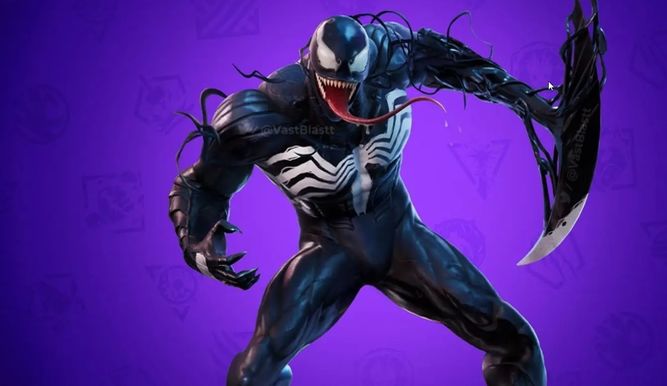 Aspecto de Venom en Fortnite
