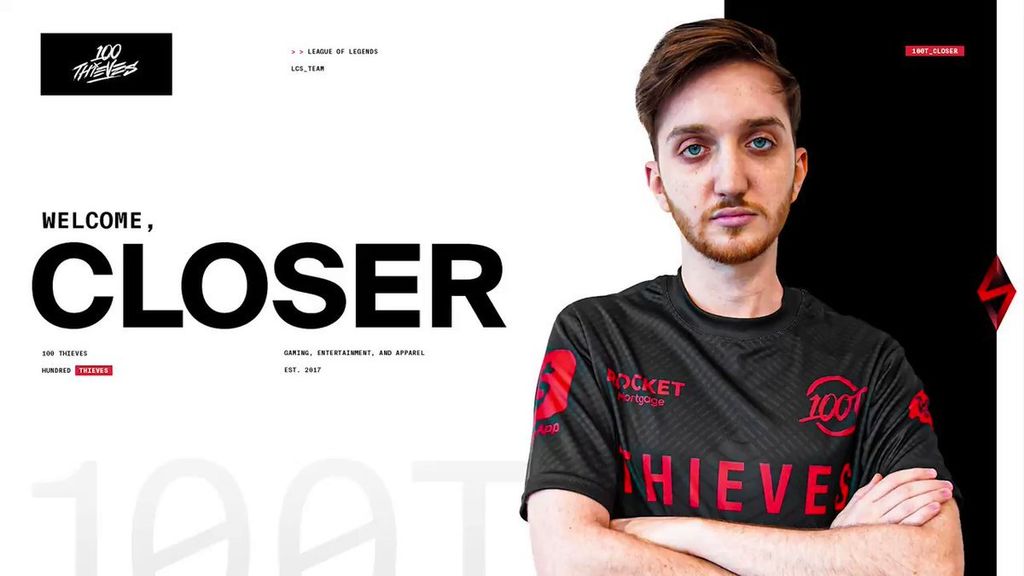 Closer ficha por 100 Thieves