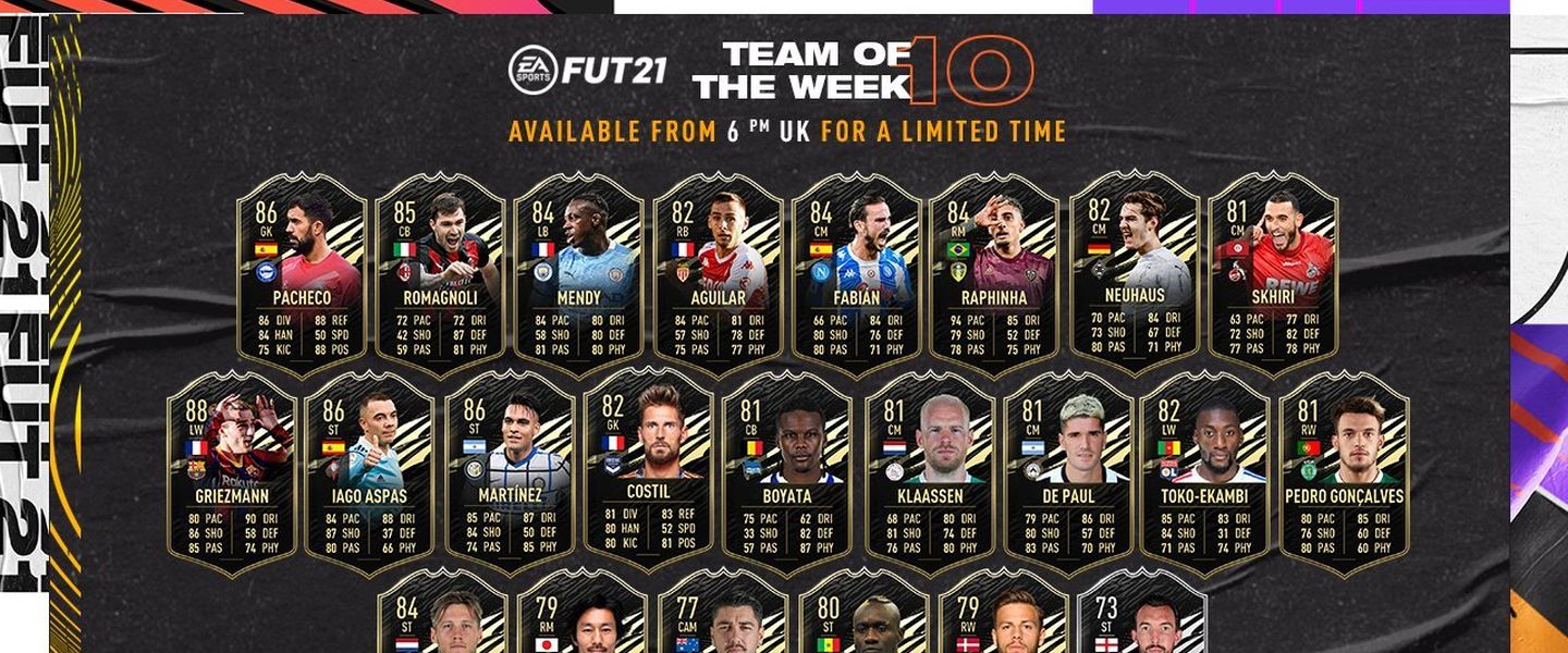 TOTW 10 FIFA 21