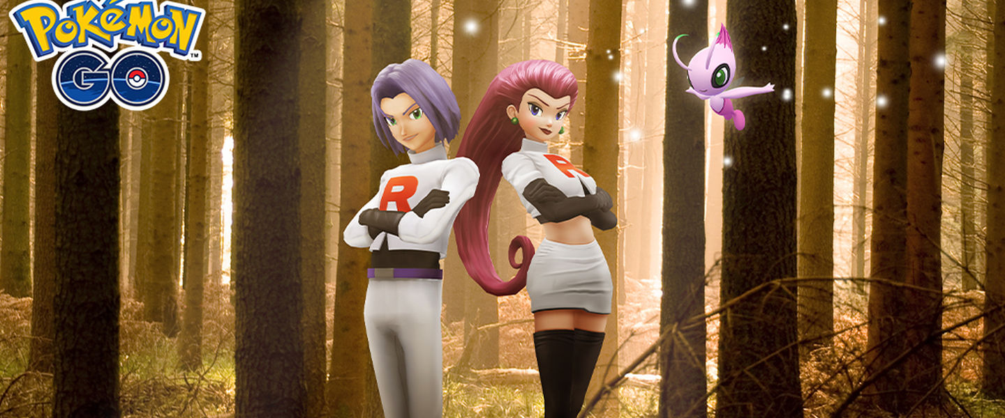 Jessie y James junto a Celebi