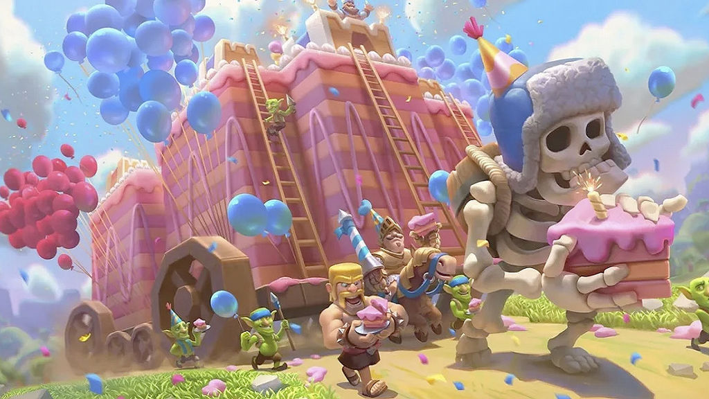 Clash Royale - 14.9 millones de horas reproducidas (tiene esports)