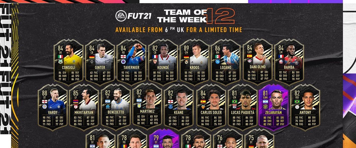 TOTW 12 de FIFA 21