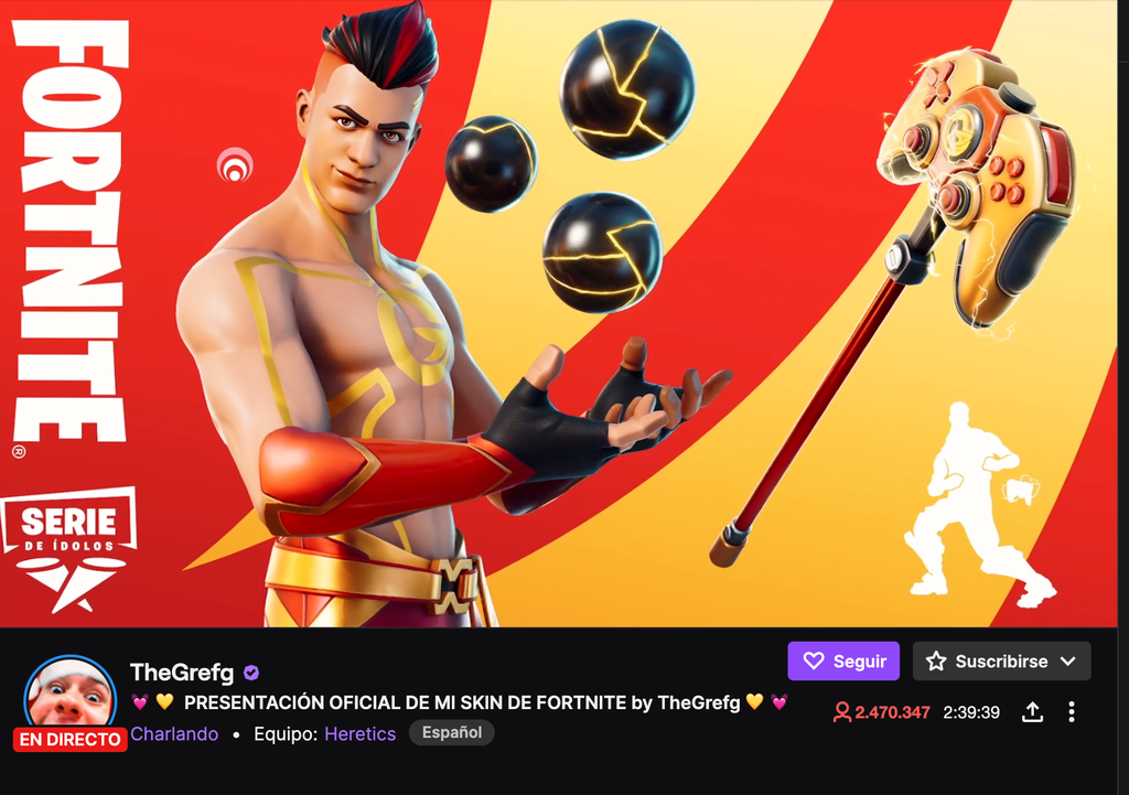 El pack de la skin de TheGrefg