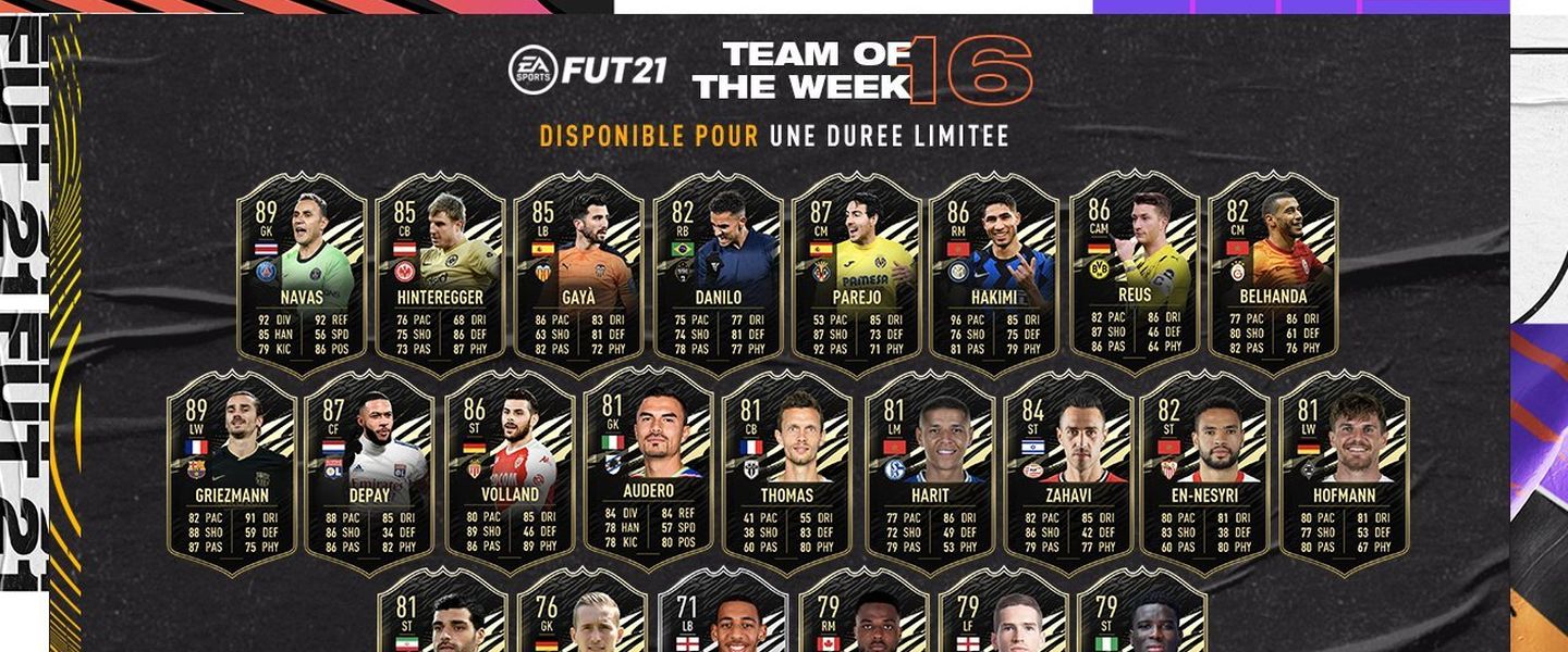FIFA 21 TOTW 16