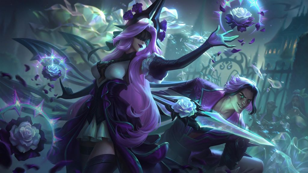 Syndra y Talon Rosa Marchita