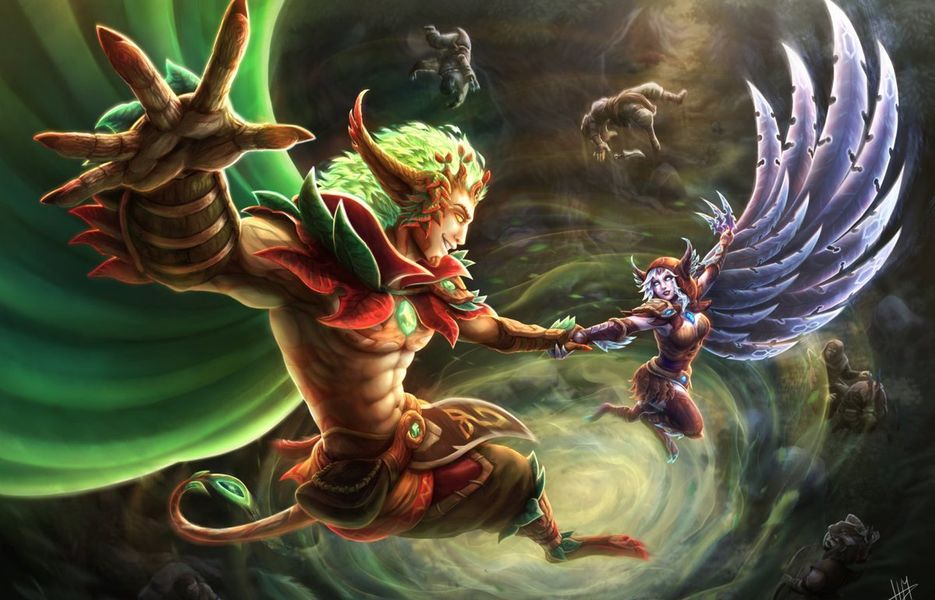 Rakan y Xayah