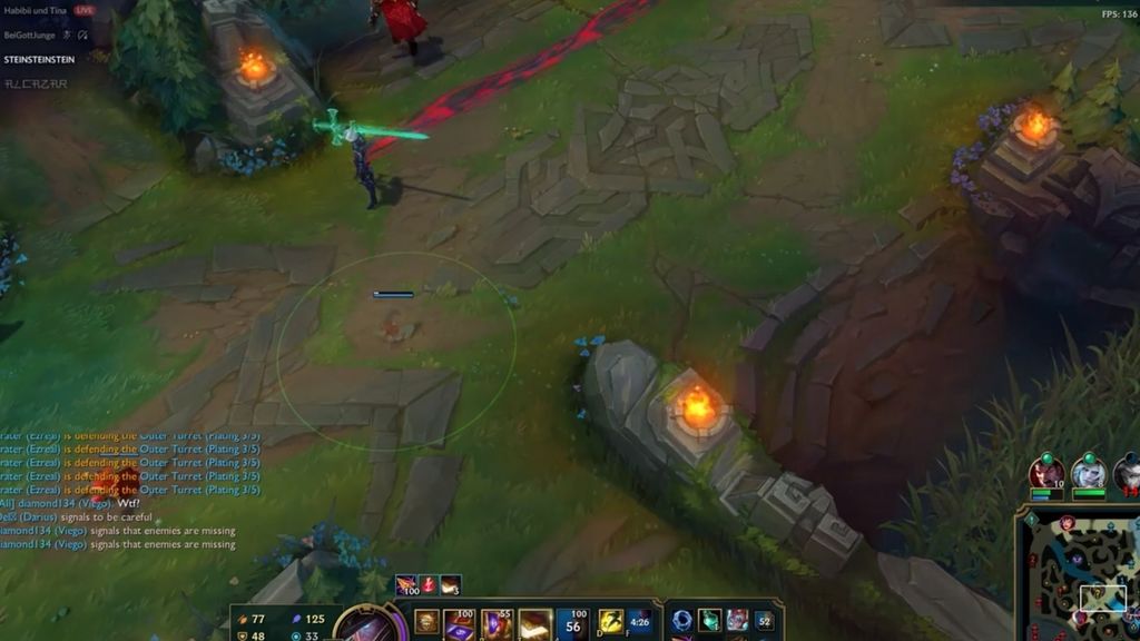 Hay un bug en el que se ve a Viego quieto tras usar a un Yone enemigo