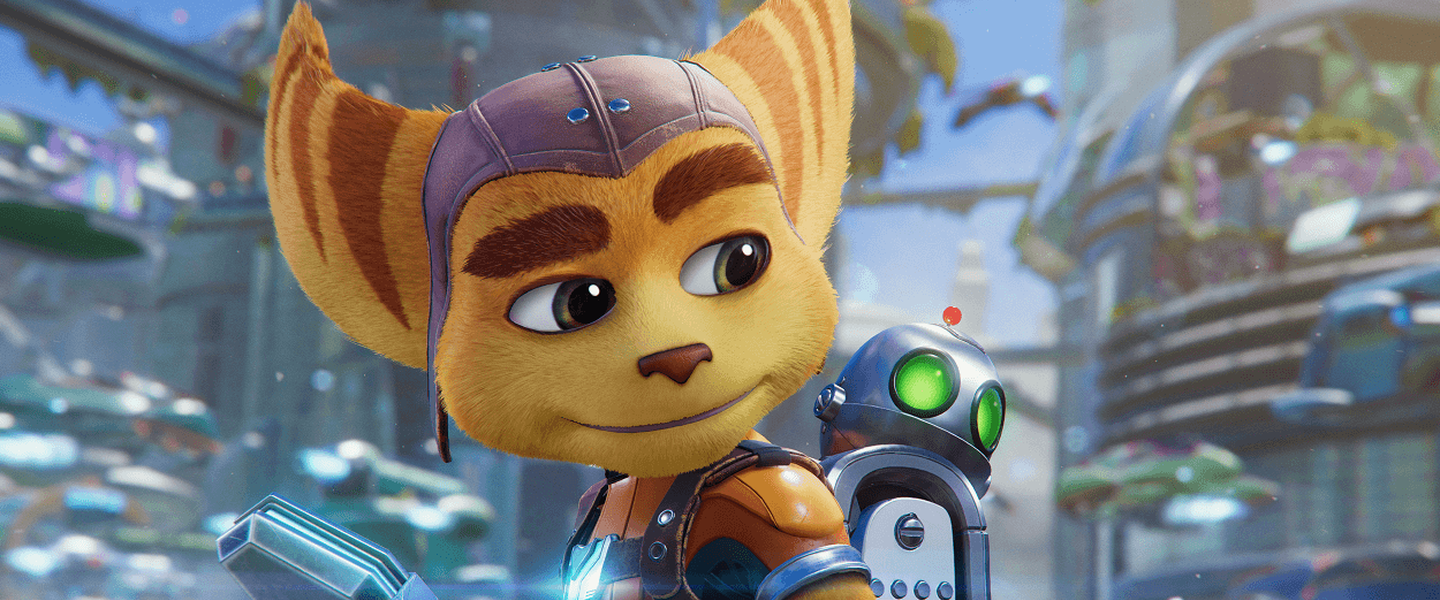 Ratchet y Clank en una imagen capturada en PS5