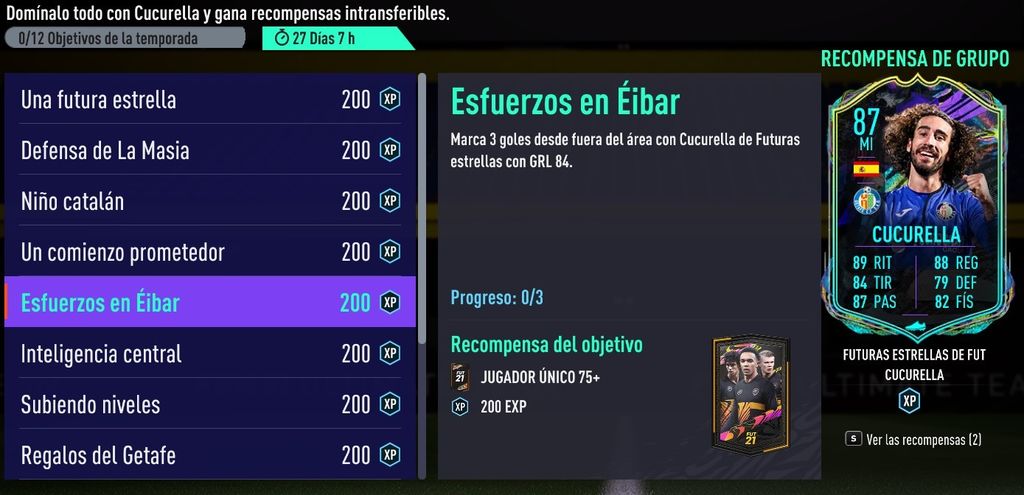 Cucurella Future Stars: Esfuerzos en Éibar