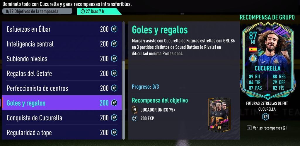 Cucurella Future Stars: Goles y regalos